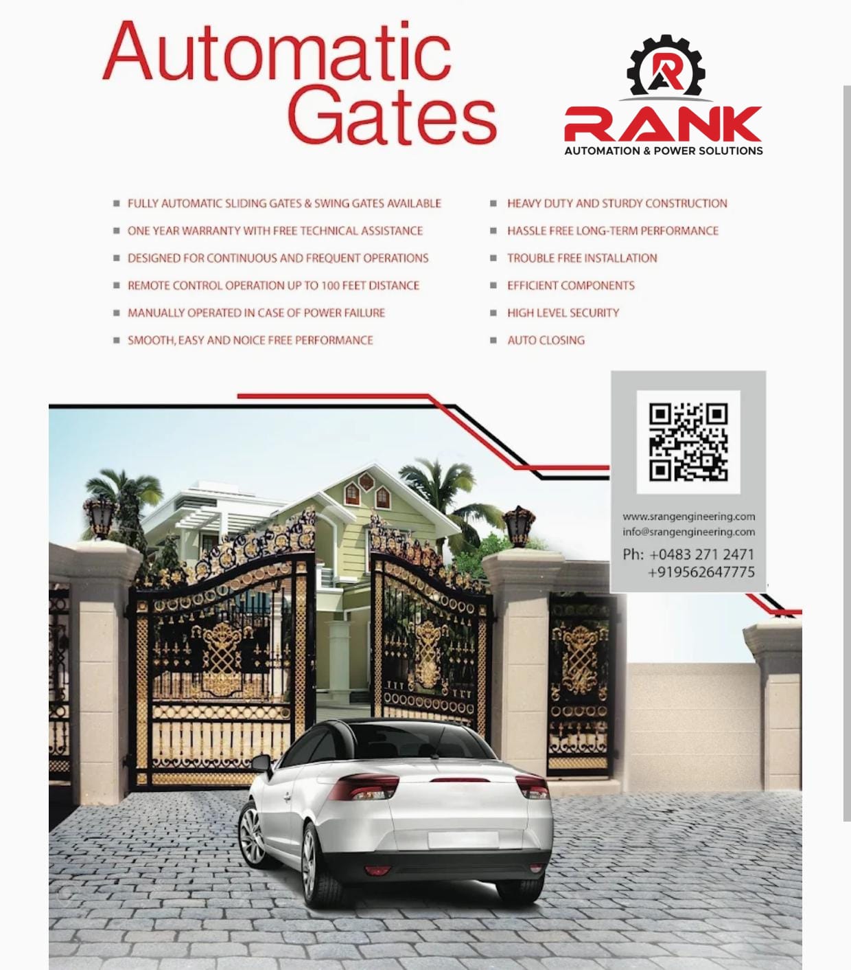 Rank Automation & Power Solutions Kondotty